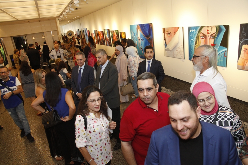 Opening of Nina Taher's Solo Exhibition 'Woman'